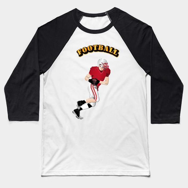 Foot Ball Designs Baseball T-Shirt by Pet & Nature Lovers